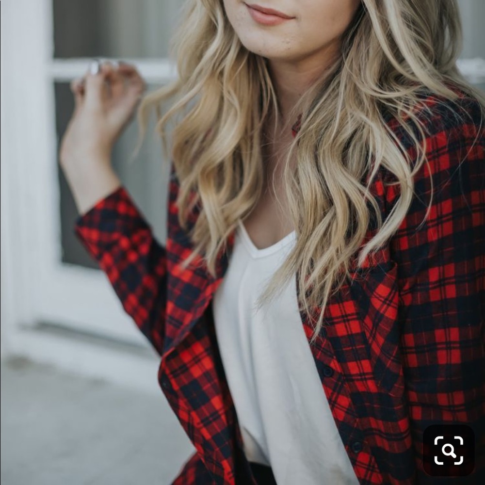 This plaid jacket can be a dress as well.